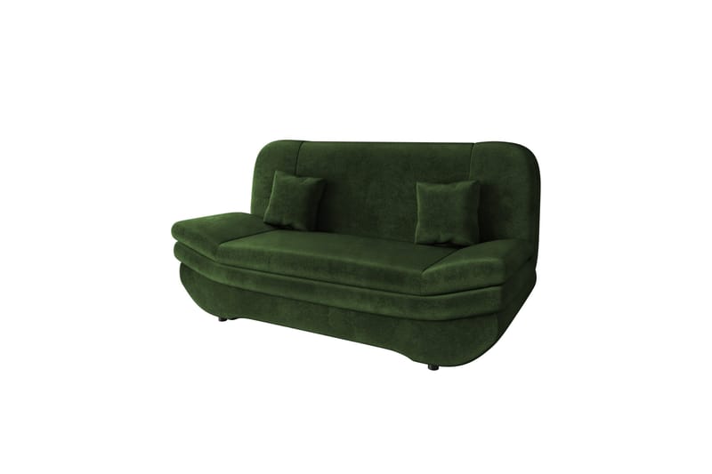 Figurelle Sovesofa 2-personers i Chenille, Grøn