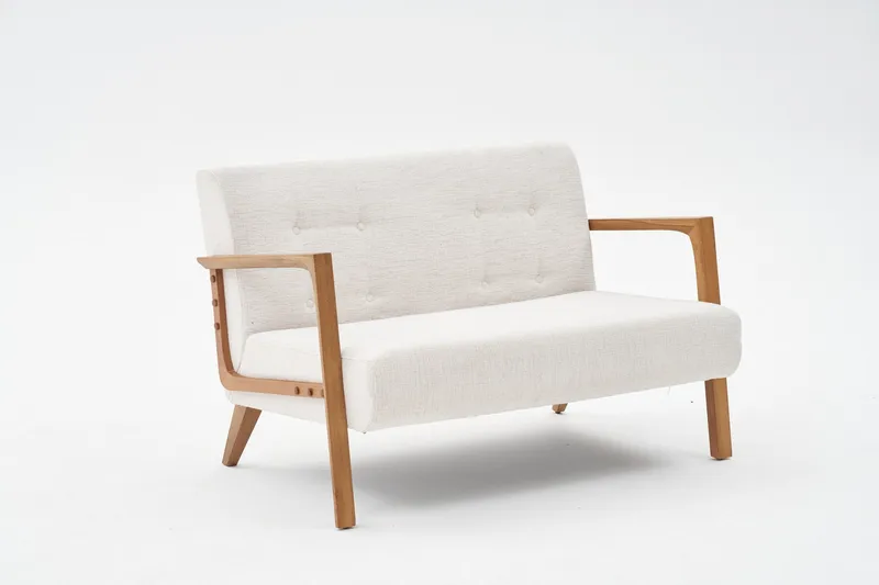 Finegard 2-personers Sofa - Creme - Møbler - Sofaer - 2 personers sofa