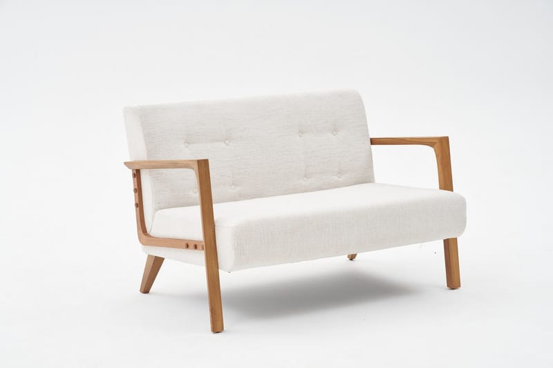Finegard 2-personers Sofa - Creme - Møbler - Sofaer - 2 personers sofa