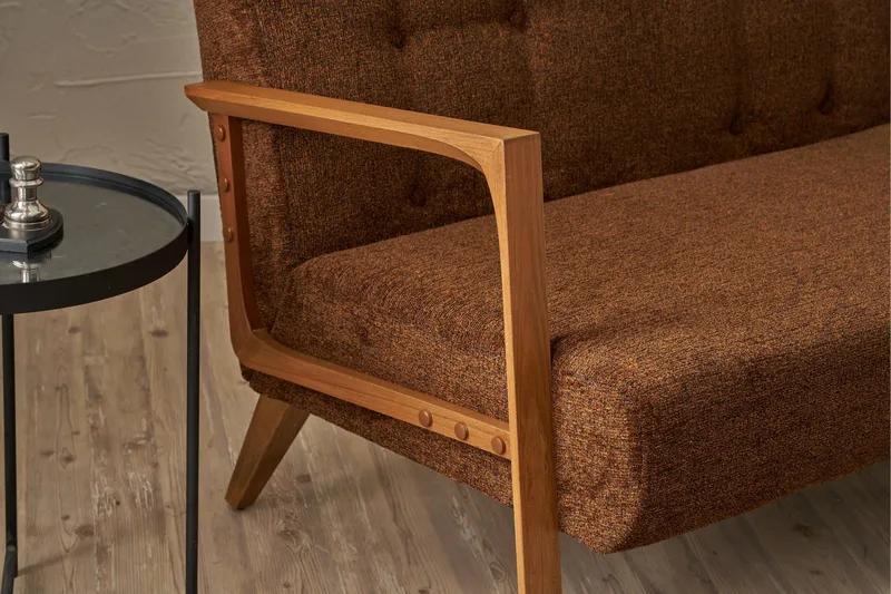 Finegard 2-personers Sofa - Brun - Møbler - Sofaer - 2 personers sofa