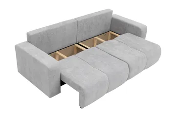 Flo 3-personers Sovesofa med Opbevaring i Stof - Orange - Møbler - Sofaer - Sovesofaer