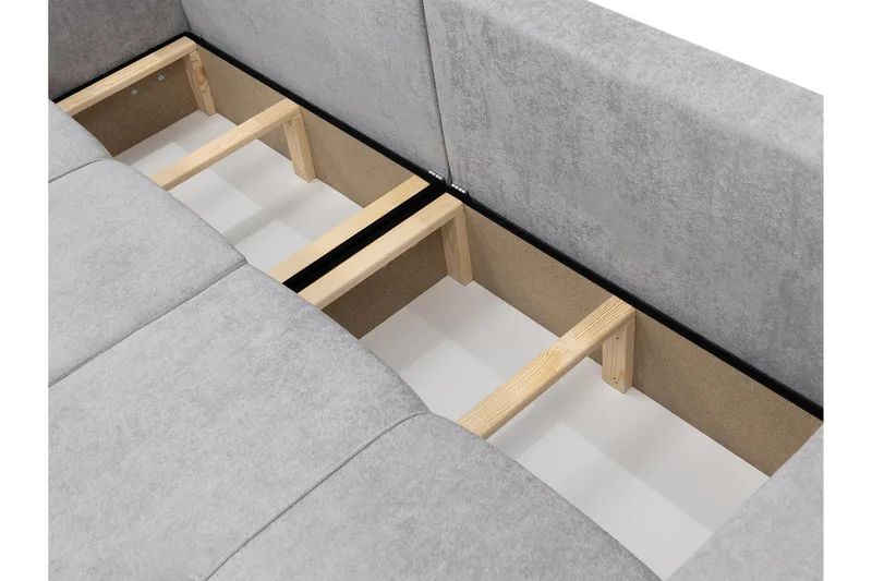 Flo 3-personers Sovesofa med Opbevaring i Stof - Orange - Møbler - Sofaer - Sovesofaer