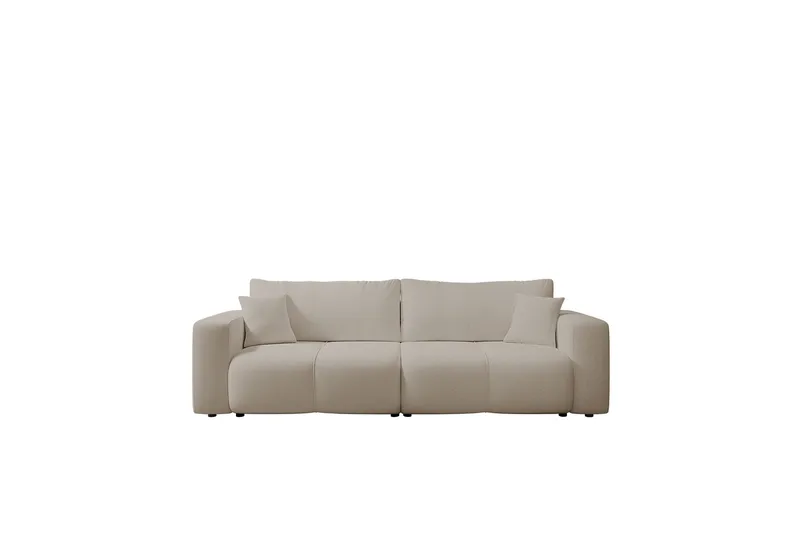 Flo Sovesofa 3-personers i Plys, Beige