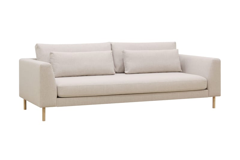 Florenz 3-personers Stofsofa - Beige - Møbler - Sofaer - 3 personers sofa