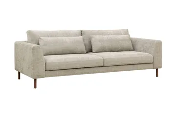 Florenz 3-personers Sofa i Chenille - Grå/Beige - Møbler - Sofaer - 3 personers sofa