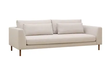 Florenz 3-personers Stofsofa - Beige - Møbler - Sofaer - 3 personers sofa