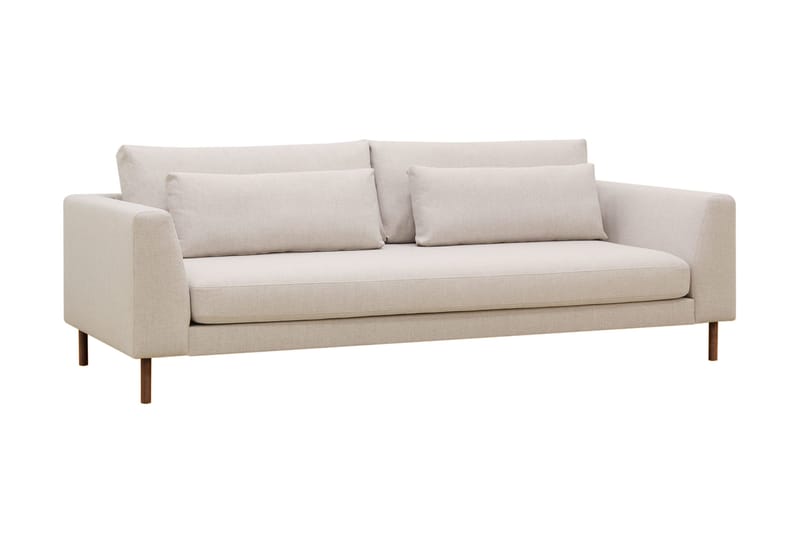 Florenz 3-personers Stofsofa - Beige - Møbler - Sofaer - 3 personers sofa