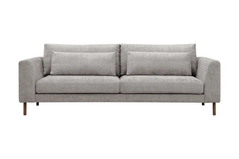 Florenz 3-personers Sofa i Chenille - Lysegrå - Møbler - Sofaer - 3 personers sofa