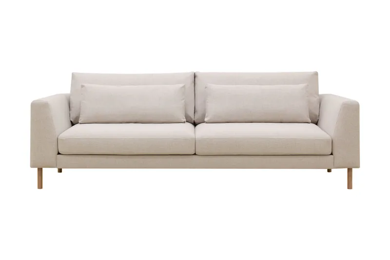 Florenz 3-personers Stofsofa - Beige - Møbler - Sofaer - 3 personers sofa