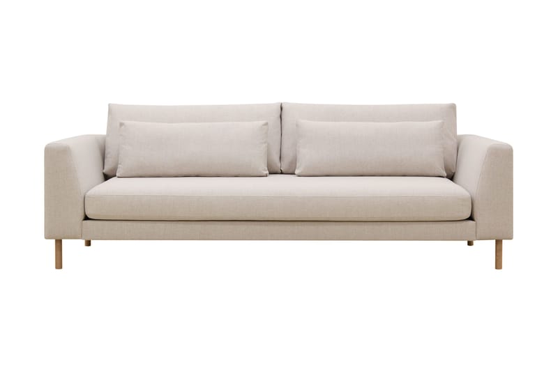 Florenz 3-personers Stofsofa - Beige - Møbler - Sofaer - 3 personers sofa