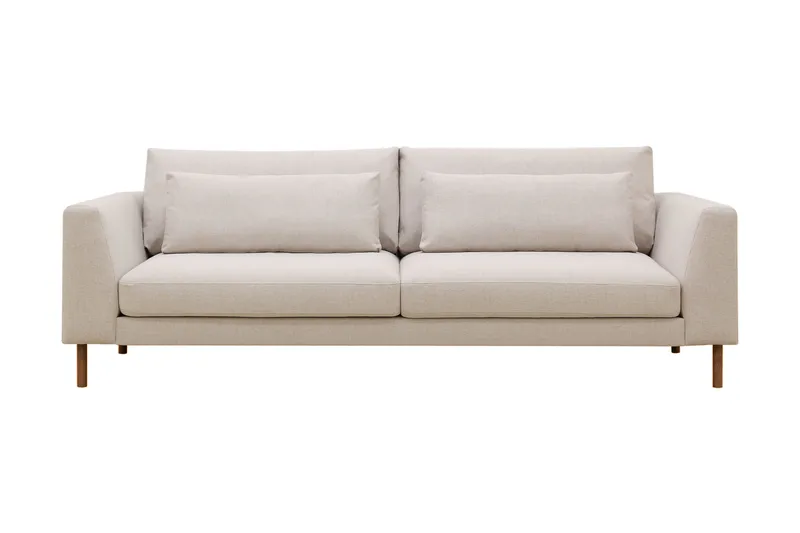 Florenz 3-personers Stofsofa - Beige - Møbler - Sofaer - 3 personers sofa