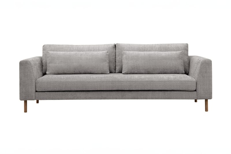 Florenz 3-personers Sofa i Chenille, Lysegrå