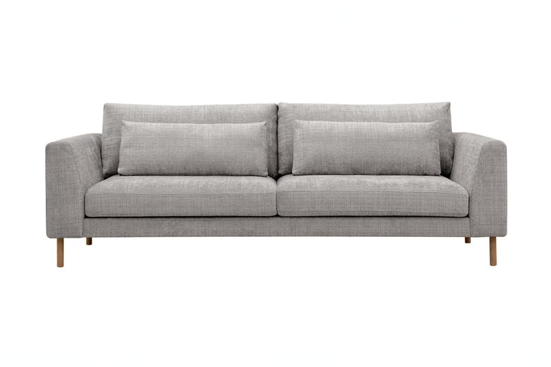 Florenz 3-personers Sofa i Chenille - Lysegrå - Møbler - Sofaer - 3 personers sofa