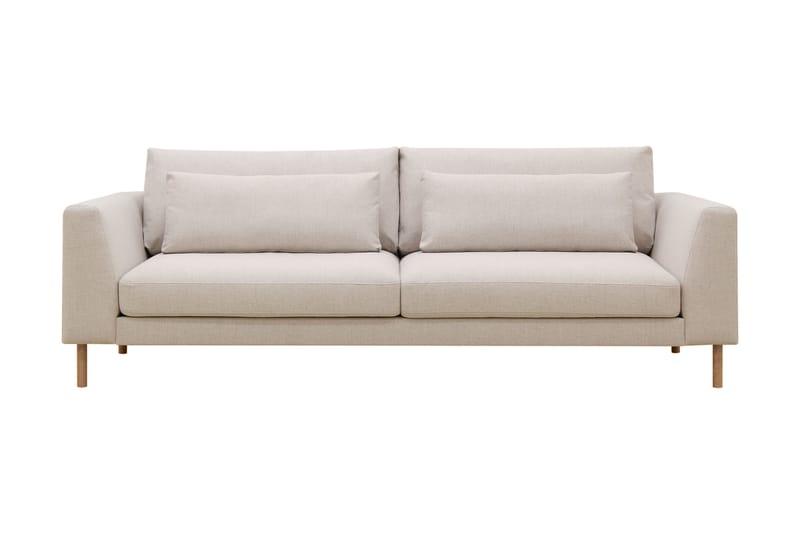 Florenz 3-personers Stofsofa - Beige - Møbler - Sofaer - 3 personers sofa