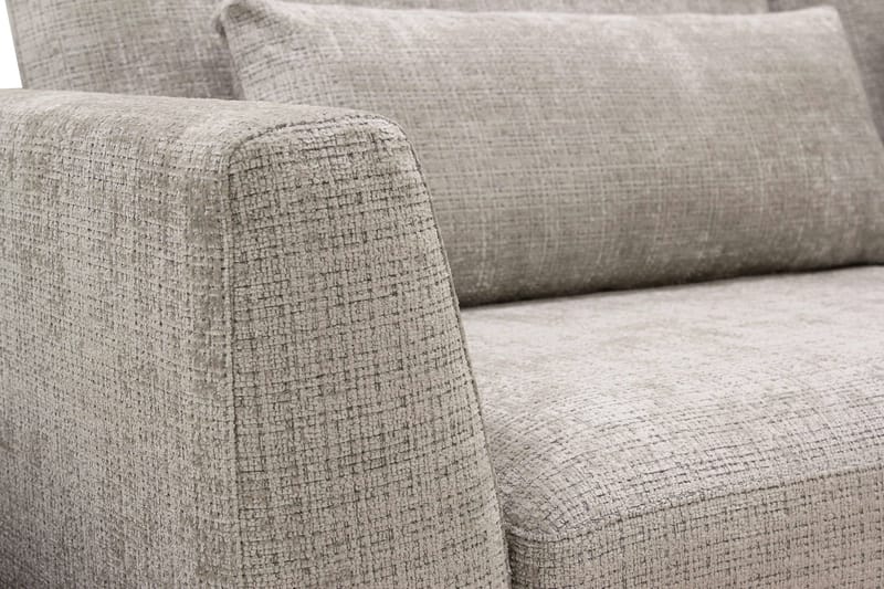 Florenz 3-personers Sofa i Chenille - Grå / Beige - Møbler - Sofaer - 3 personers sofa
