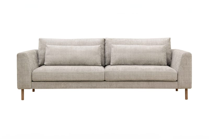 Florenz 3-personers Sofa i Chenille - Grå / Beige - Møbler - Sofaer - 3 personers sofa