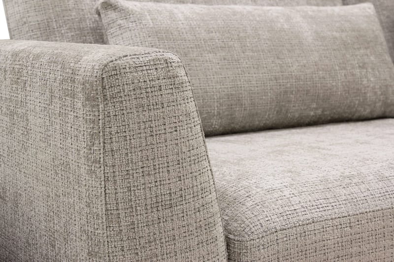Florenz 3-personers Sofa i Chenille - Grå / Beige - Møbler - Sofaer - 3 personers sofa