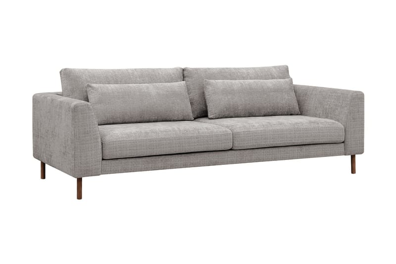 Florenz 3-personers Sofa i Chenille - Lysegrå - Møbler - Sofaer - 3 personers sofa