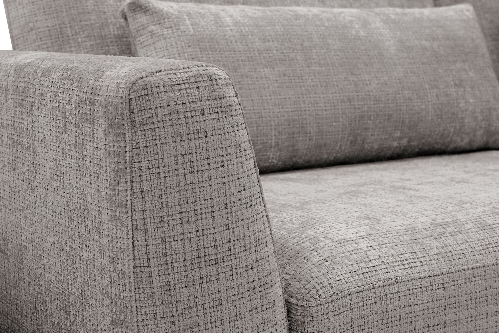 Florenz 3-personers Sofa i Chenille - Lysegrå - Møbler - Sofaer - 3 personers sofa