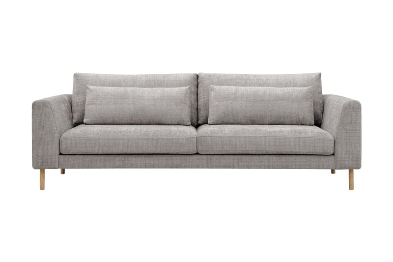 Florenz 3-personers Sofa i Chenille - Lysegrå - Møbler - Sofaer - 3 personers sofa