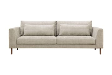Florenz 3-personers Sofa i Chenille - Grå / Beige - Møbler - Sofaer - 3 personers sofa