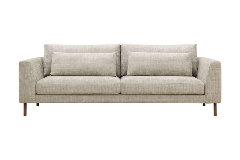 Florenz 3-personers Sofa i Chenille - Grå / Beige - Møbler - Sofaer - 3 personers sofa