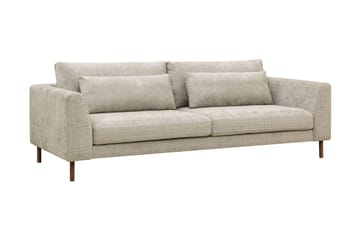Florenz 3-personers Sofa i Chenille - Grå / Beige - Møbler - Sofaer - 3 personers sofa