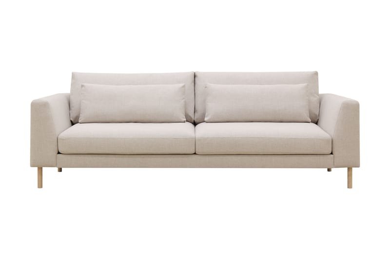 Florenz 3-personers Stofsofa - Beige - Møbler - Sofaer - 3 personers sofa