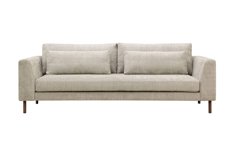 Florenz 3-personers Sofa i Chenille - Grå / Beige - Møbler - Sofaer - 3 personers sofa