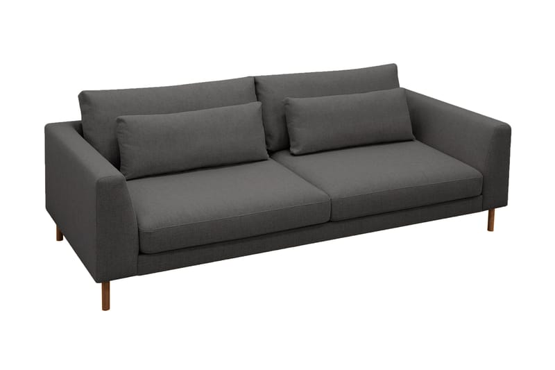 Florenz 3-personers Stofsofa - Mørkegrå - Møbler - Sofaer - 3 personers sofa