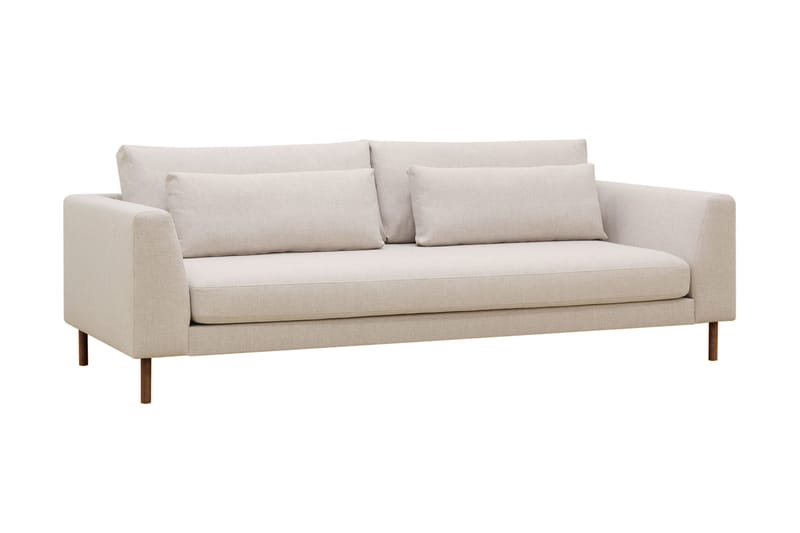 Florenz 3-personers Stofsofa - Beige - Møbler - Sofaer - 3 personers sofa