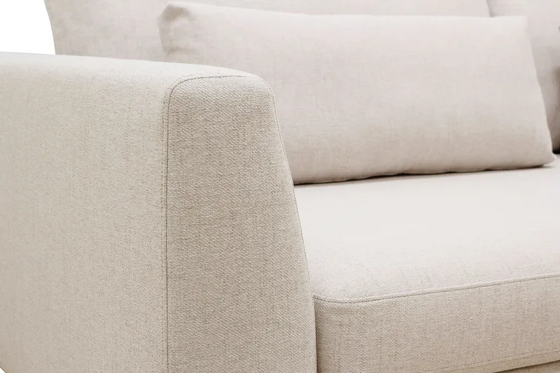 Florenz 3-personers Stofsofa - Beige - Møbler - Sofaer - 3 personers sofa