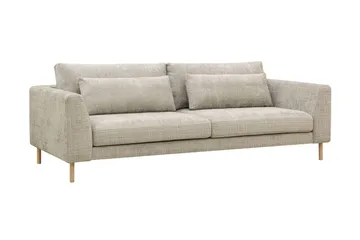 Florenz 3-personers Sofa i Chenille - Grå/Beige - Møbler - Sofaer - 3 personers sofa