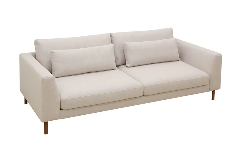 Florenz 3-personers Stofsofa - Beige - Møbler - Sofaer - 3 personers sofa