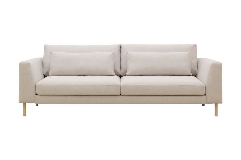 Florenz 3-personers Stofsofa, Beige