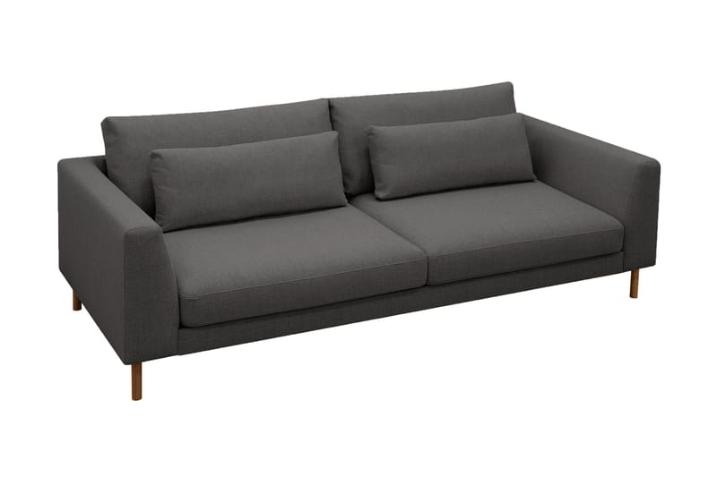 Florenz 3-personers Stofsofa - Mørkegrå - Møbler - Sofaer - 3 personers sofa