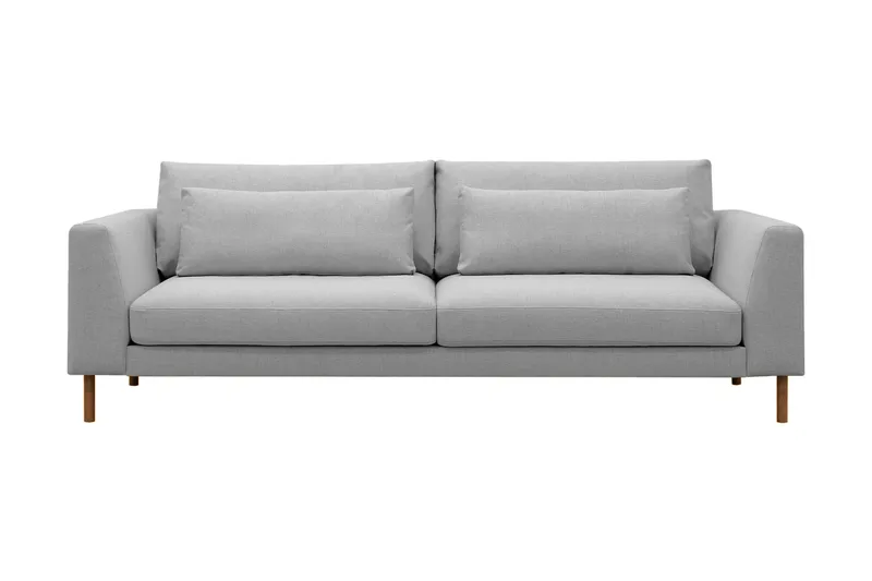 Florenz 3-personers Stofsofa - Lysegrå - Møbler - Sofaer - 3 personers sofa