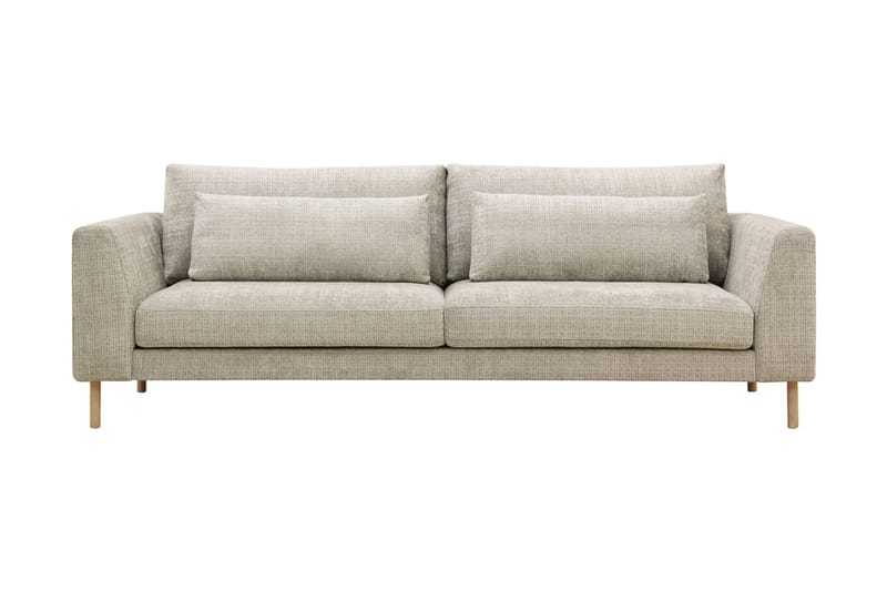 Florenz 3-personers Sofa i Chenille - Grå / Beige - Møbler - Sofaer - 3 personers sofa