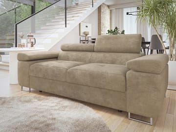 Gabina 2-personers sofa - beige - Møbler - Sofaer - 3 personers sofa