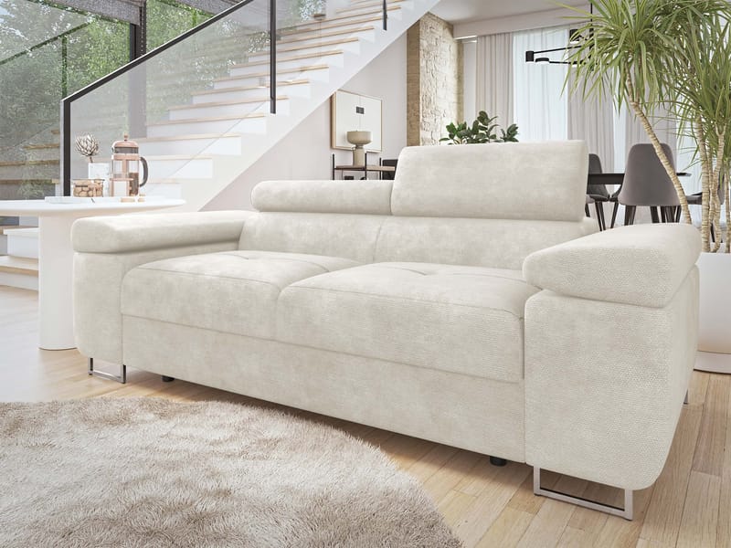 Gabina 2-personers sofa - beige - Møbler - Sofaer - 3 personers sofa