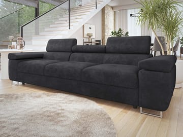Gabina 3-personers sofa - sort - Møbler - Sofaer - 3 personers sofa