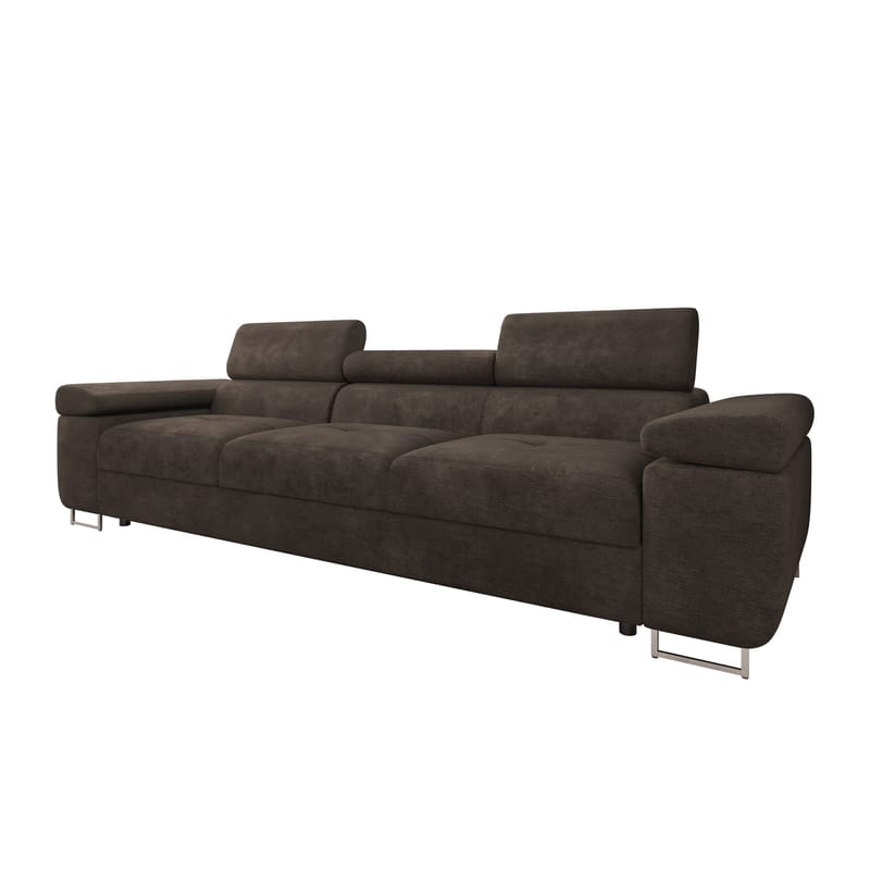 Gabina 3-personers sofa, brun