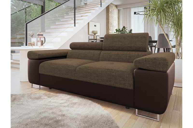 Gabina Sofa 2-personers - Brun - Møbler - Sofaer - Lædersofaer
