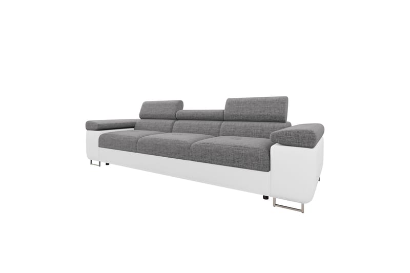 Gabina Sofa 3-personers, Hvid/Grå
