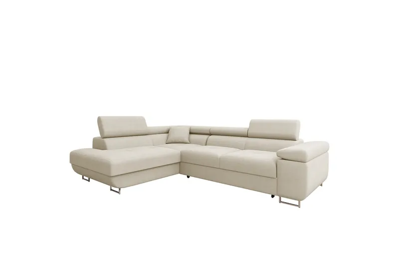 Gabina Sofa med Chaiselong 3-personers - Beige - Møbler - Sofaer - Sofa med chaiselong
