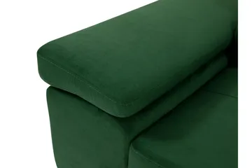 Gabina Sofa med Chaiselong 3-personers - Grøn - Møbler - Sofaer - Sovesofaer