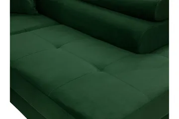 Gabina Sofa med Chaiselong 3-personers - Grøn - Møbler - Sofaer - Sovesofaer