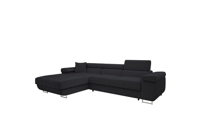 Gabina Sofa med Divan 3-personers, Mørk grå