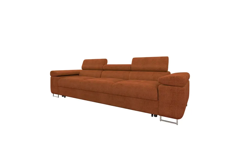 Gabina Sovesofa 3-personers i Chenille - Brun - Møbler - Sofaer - Sovesofaer