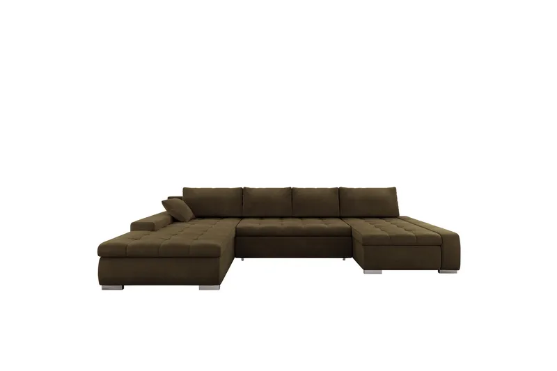 Gamal Sofa Dobbeltdivan 4-personers, Brun